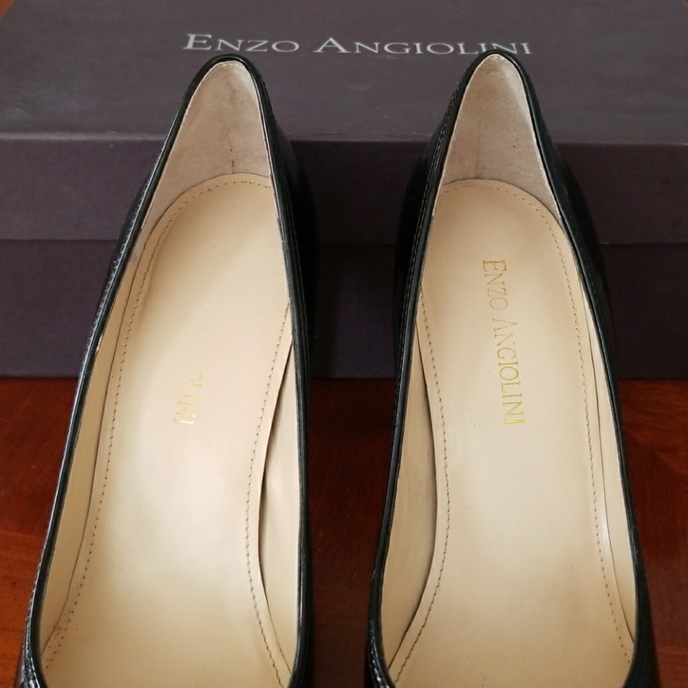 Enzo Angiolini black patent leather heels - Picture 8 of 8